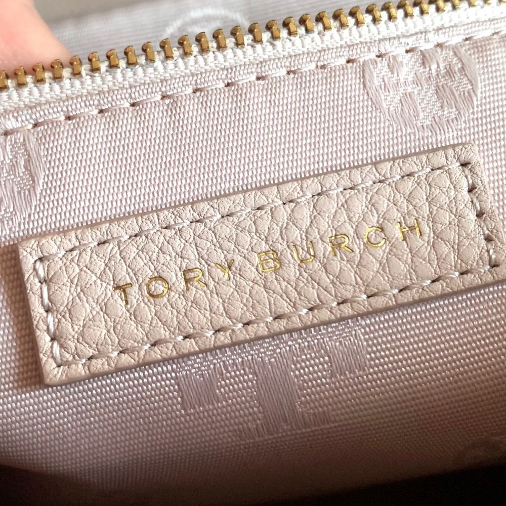 Tory Burch Bryant Pink Quilted Chain Flap Bag - Picture 14 of 16